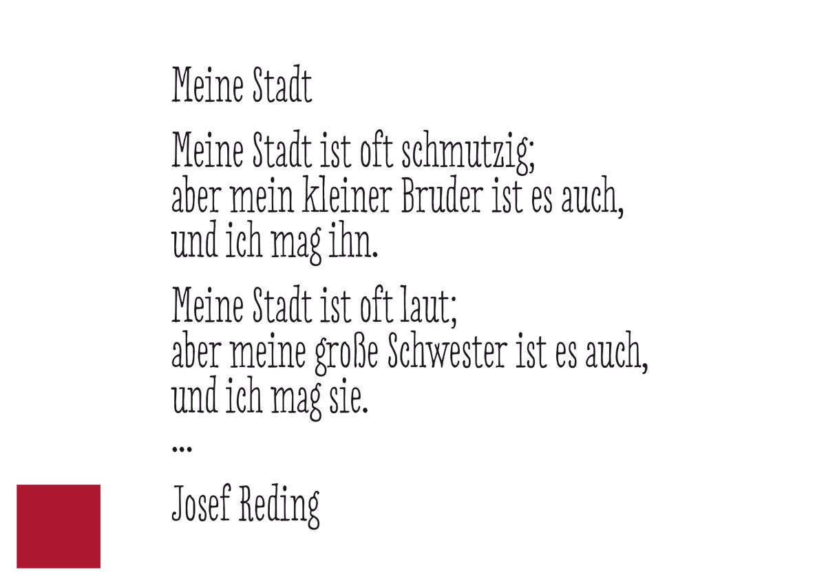 Josef Reding Glückwunsch-Postkarte 90. Geburtstag