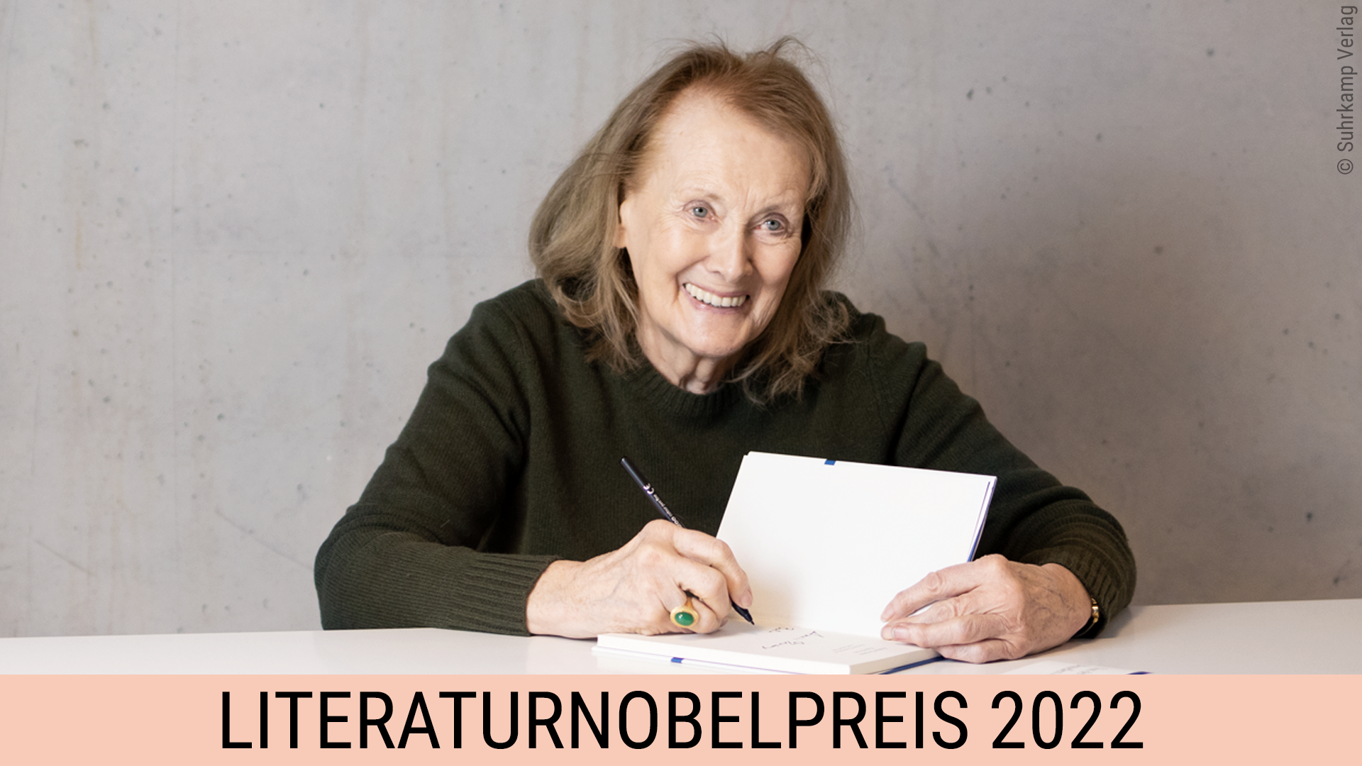 Featured image for “Literaturnobelpreis 2022 für Annie Ernaux”