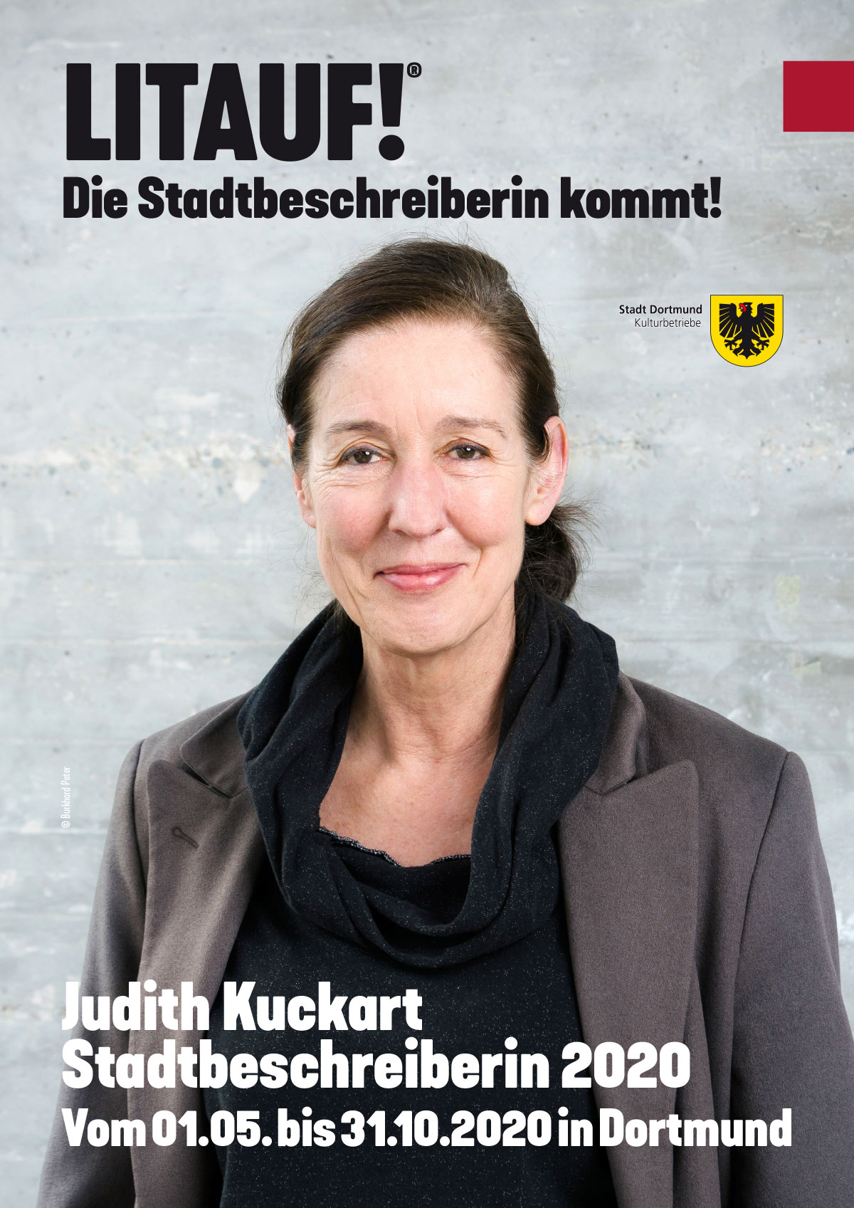 Literaturhaus: Stadtbeschreiberin Dortmund Judith Kuckart